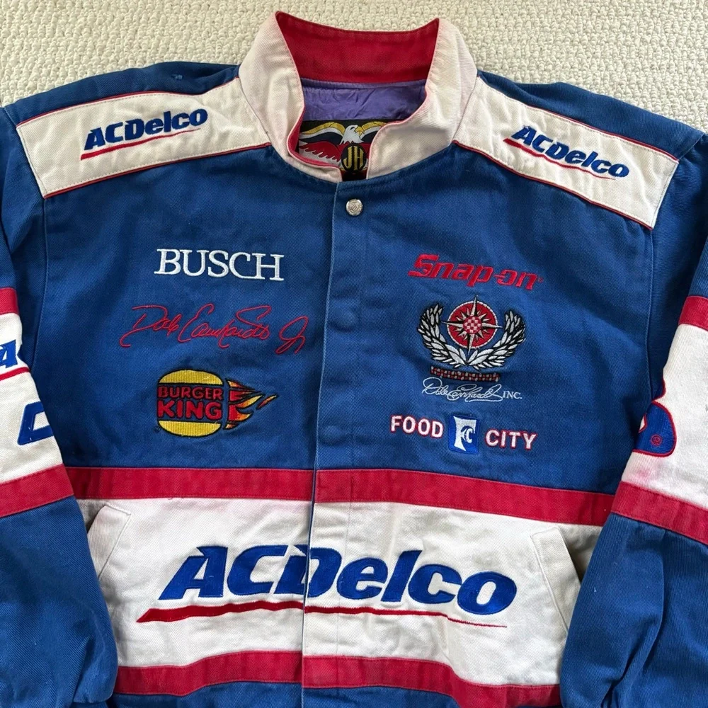 Vintage Dale Earnhardt AC Delco Nascar Racing Jacket - Picture 2 of 12